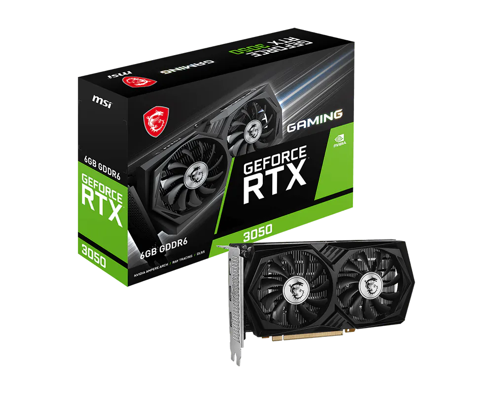 MSI GeForce RTX 3050 GAMING 6G